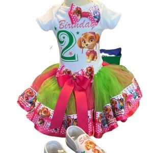 Paw Patrol tutu for Girls with Shoes